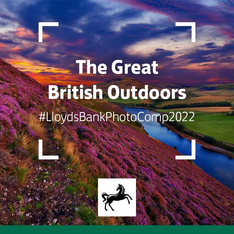 Great British Outdoors competition social media post